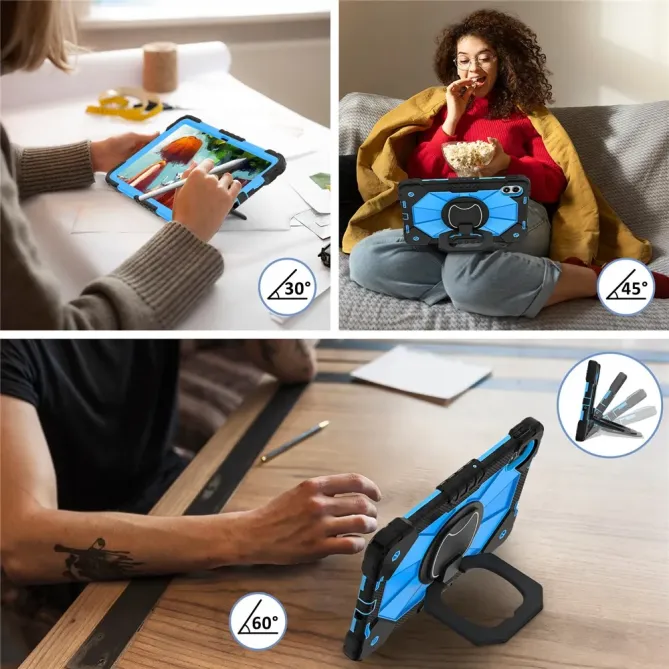 Coque Xiaomi Redmi Pad 2 Pro Renforcée avec Support Rotatif et Bandoul