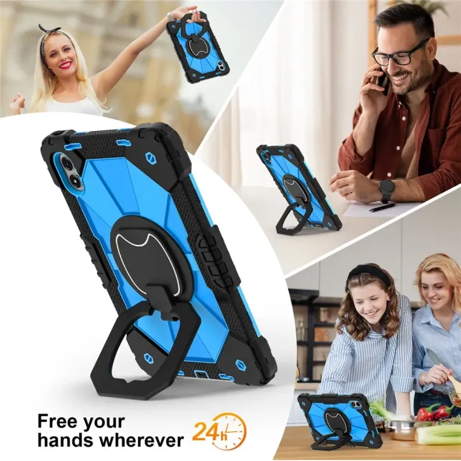 Coque Xiaomi Redmi Pad 2 Pro Renforcée avec Support Rotatif et Bandoul