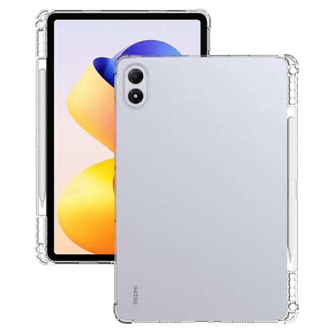 Coque Xiaomi Redmi Pad 2 Pro Transparente Antichoc avec Porte-stylet