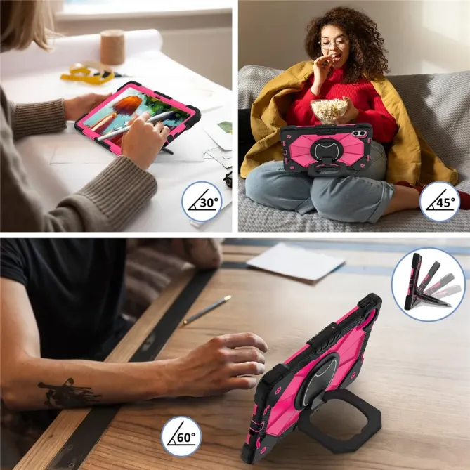 Coque Xiaomi Redmi Pad 2 Pro Renforcée avec Support Rotatif et Bandoul