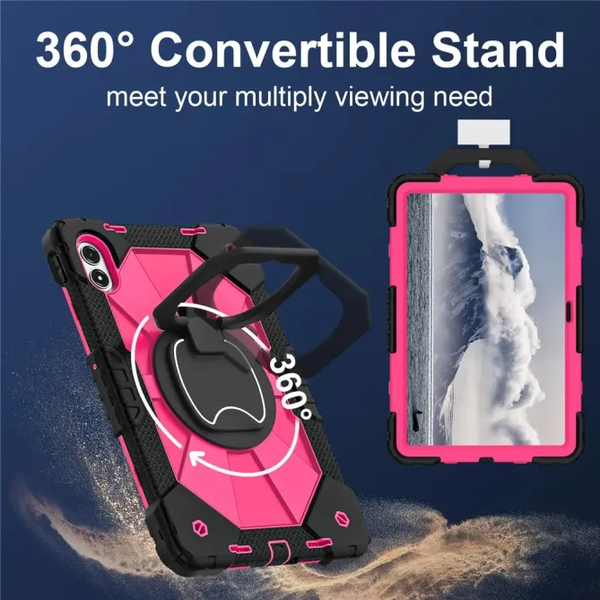 Coque Xiaomi Redmi Pad 2 Pro Renforcée avec Support Rotatif et Bandoul