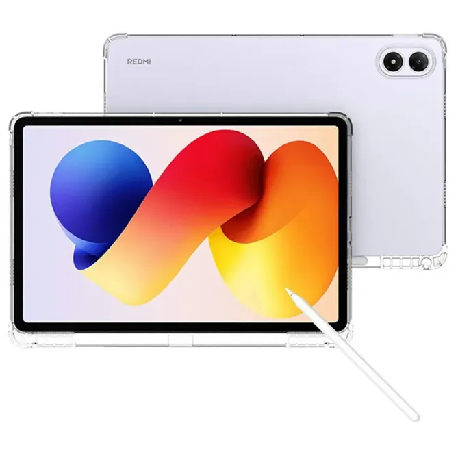 Coque Xiaomi Redmi Pad 2 Pro Transparente Antichoc avec Porte-stylet