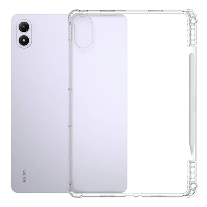 Coque Xiaomi Redmi Pad 2 Pro Transparente Antichoc avec Porte-stylet