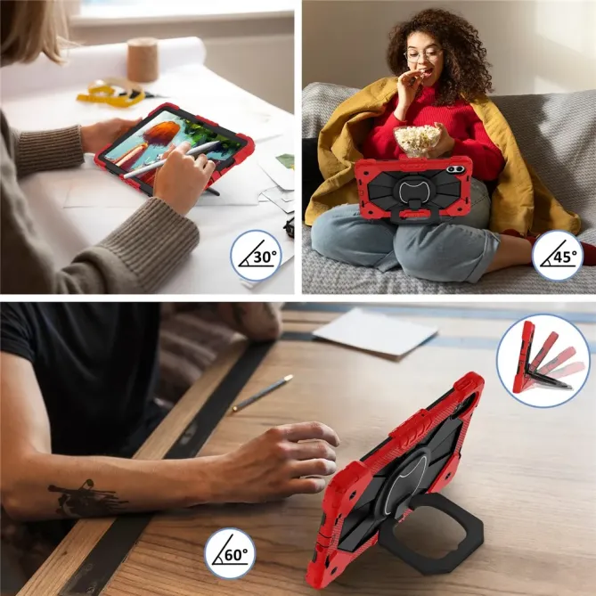 Coque Xiaomi Redmi Pad 2 Pro Renforcée avec Support Rotatif et Bandoul