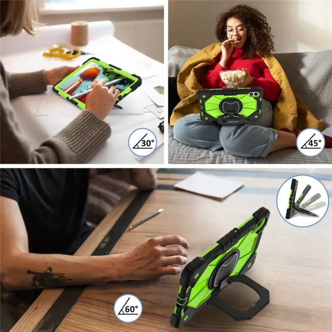 Coque Xiaomi Redmi Pad 2 Pro Renforcée avec Support Rotatif et Bandoul