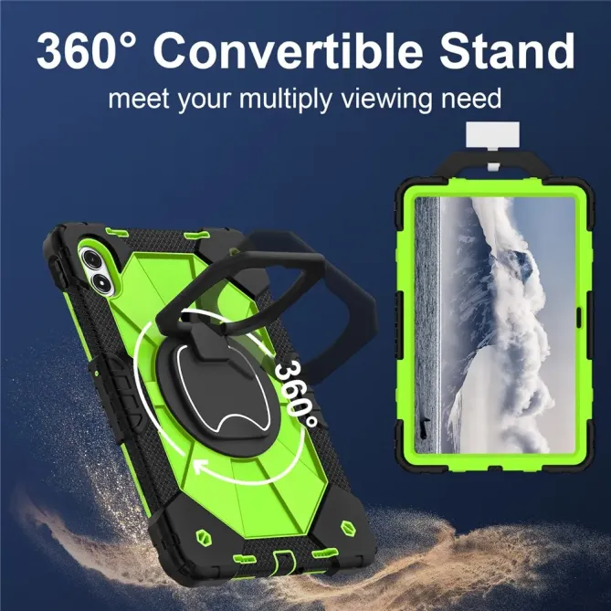 Coque Xiaomi Redmi Pad 2 Pro Renforcée avec Support Rotatif et Bandoul