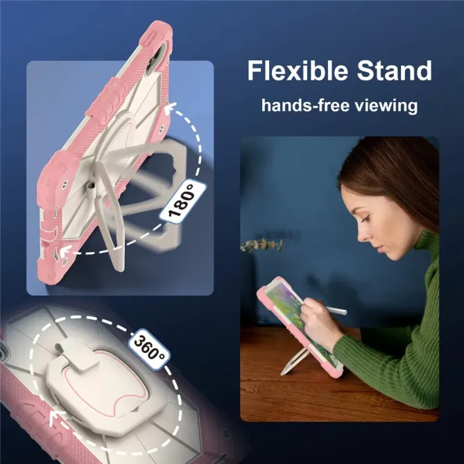 Coque Xiaomi Redmi Pad 2 Pro Renforcée avec Support Rotatif et Bandoul