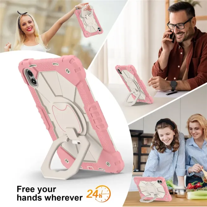 Coque Xiaomi Redmi Pad 2 Pro Renforcée avec Support Rotatif et Bandoul