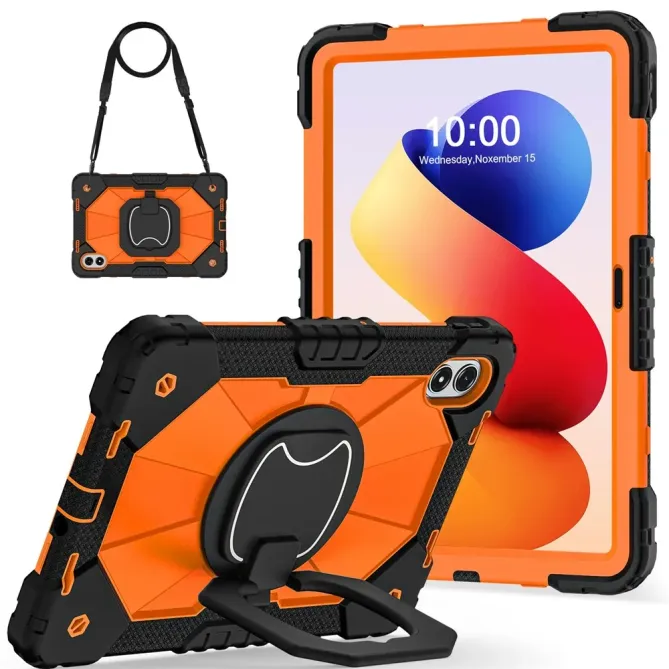 Coque Xiaomi Redmi Pad 2 Pro Renforcée avec Support Rotatif et Bandoul