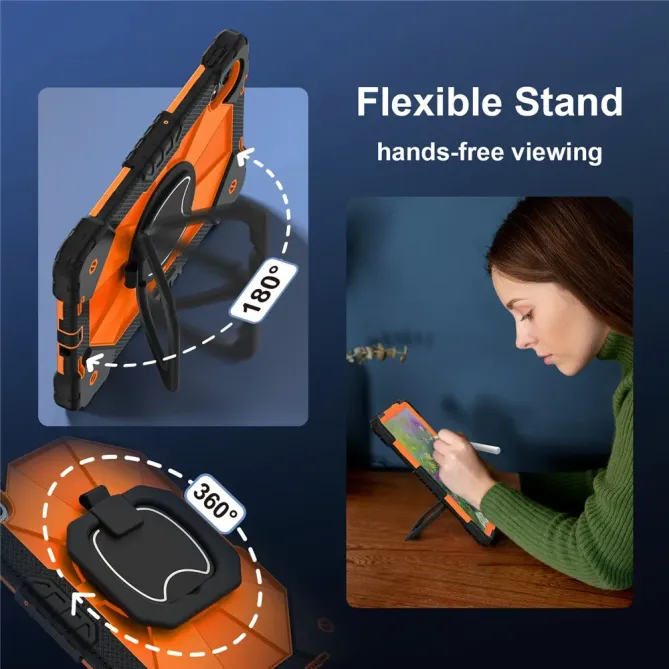 Coque Xiaomi Redmi Pad 2 Pro Renforcée avec Support Rotatif et Bandoul