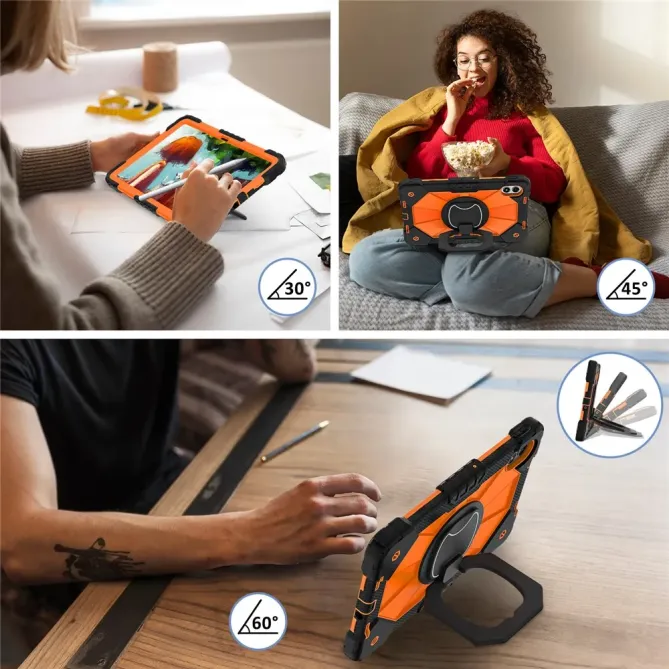 Coque Xiaomi Redmi Pad 2 Pro Renforcée avec Support Rotatif et Bandoul