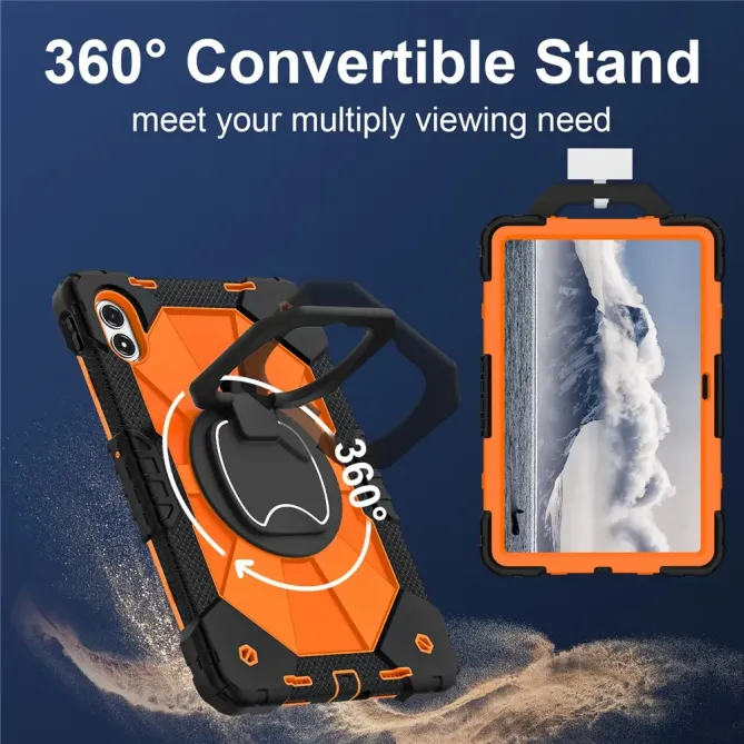 Coque Xiaomi Redmi Pad 2 Pro Renforcée avec Support Rotatif et Bandoul