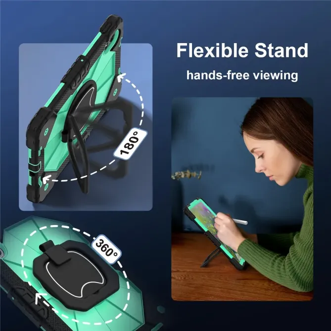 Coque Xiaomi Redmi Pad 2 Pro Renforcée avec Support Rotatif et Bandoul