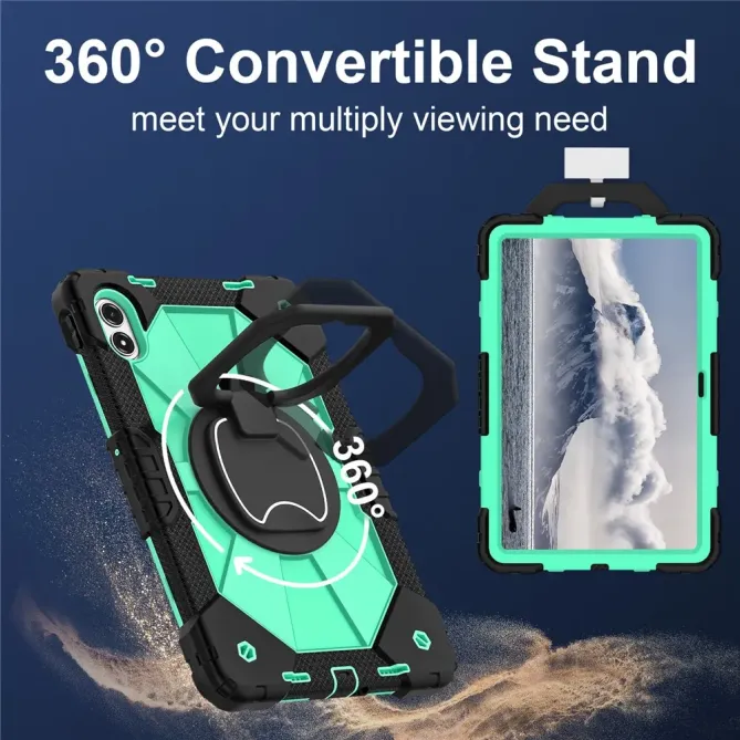 Coque Xiaomi Redmi Pad 2 Pro Renforcée avec Support Rotatif et Bandoul