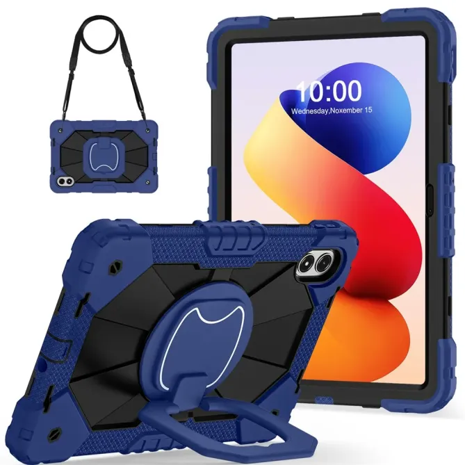 Coque Xiaomi Redmi Pad 2 Pro Renforcée avec Support Rotatif et Bandoul