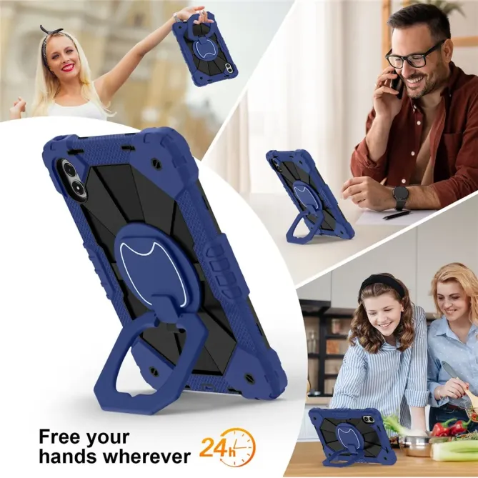 Coque Xiaomi Redmi Pad 2 Pro Renforcée avec Support Rotatif et Bandoul