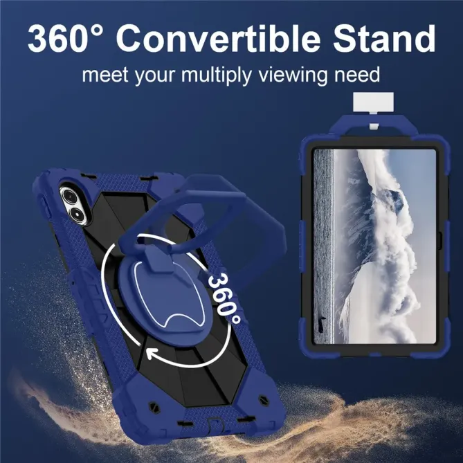 Coque Xiaomi Redmi Pad 2 Pro Renforcée avec Support Rotatif et Bandoul