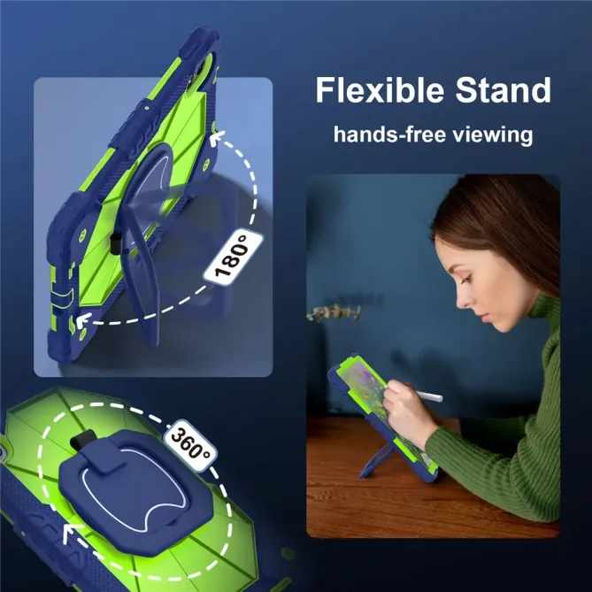 Coque Xiaomi Redmi Pad 2 Pro Renforcée avec Support Rotatif et Bandoul