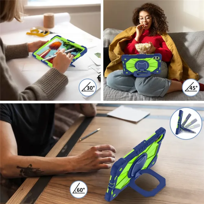 Coque Xiaomi Redmi Pad 2 Pro Renforcée avec Support Rotatif et Bandoul