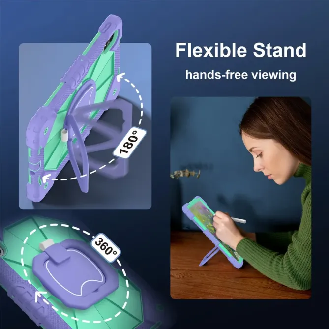 Coque Xiaomi Redmi Pad 2 Pro Renforcée avec Support Rotatif et Bandoul