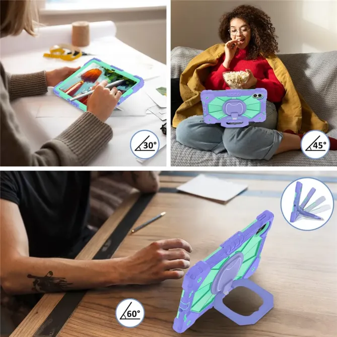 Coque Xiaomi Redmi Pad 2 Pro Renforcée avec Support Rotatif et Bandoul