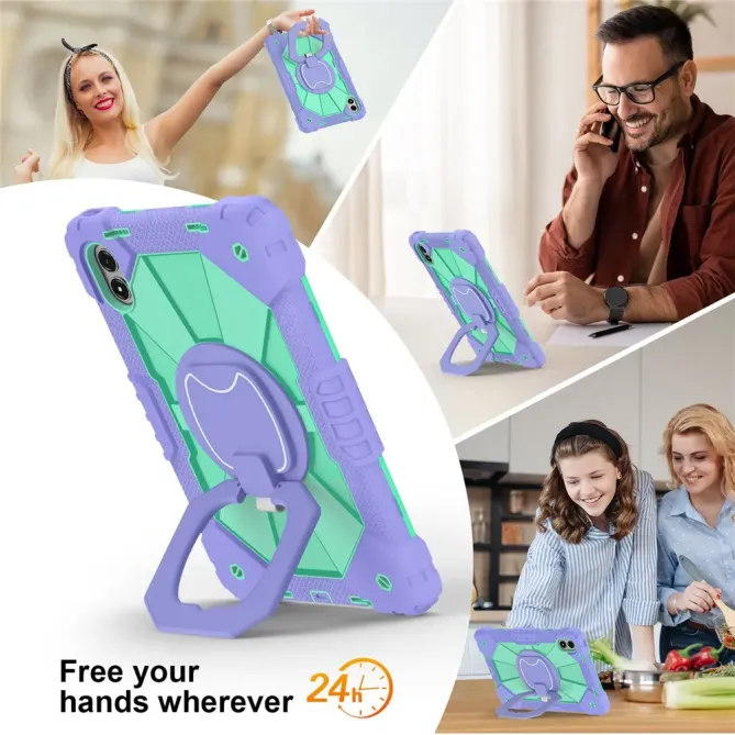 Coque Xiaomi Redmi Pad 2 Pro Renforcée avec Support Rotatif et Bandoul