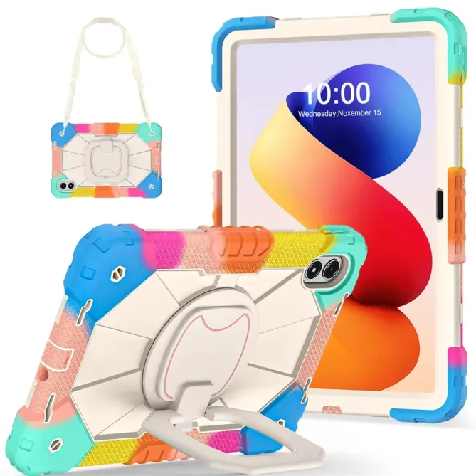 Coque Xiaomi Redmi Pad 2 Pro Renforcée avec Support Rotatif et Bandoul