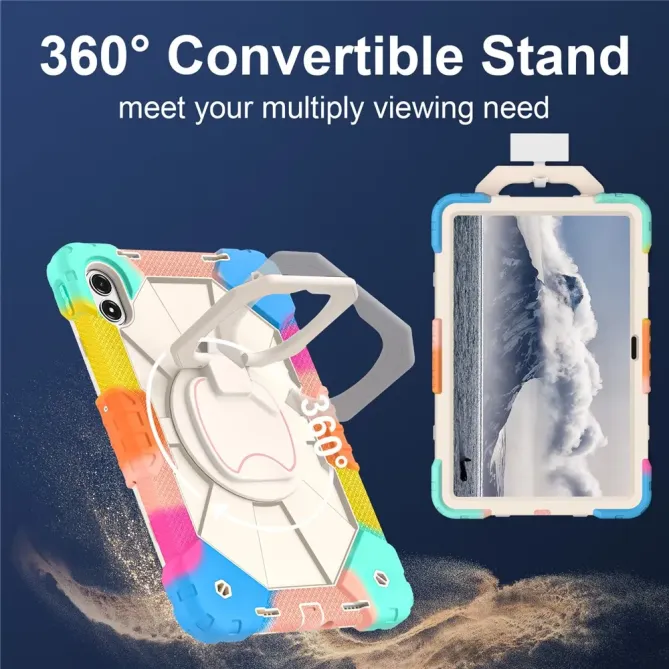 Coque Xiaomi Redmi Pad 2 Pro Renforcée avec Support Rotatif et Bandoul