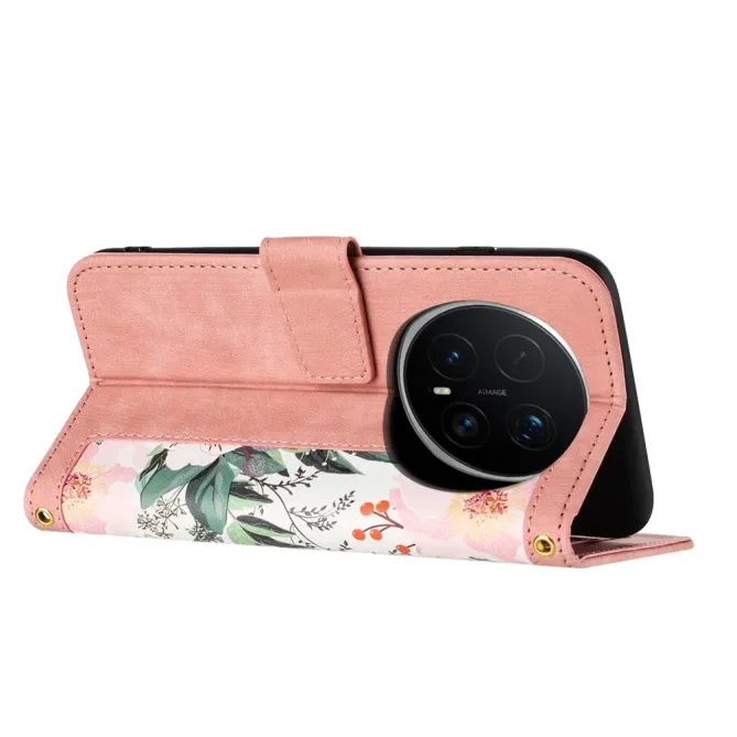 Housse Honor Magic 8 Pro Aquarelle Florale avec Dragonne