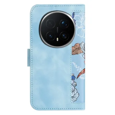 Housse Honor Magic 8 Pro Florale avec Dragonne