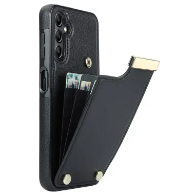 Coque Samsung Galaxy S26 Porte-cartes avec Finitions Métalliques