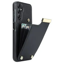 Coque Samsung Galaxy S26 Porte-cartes avec Finitions Métalliques