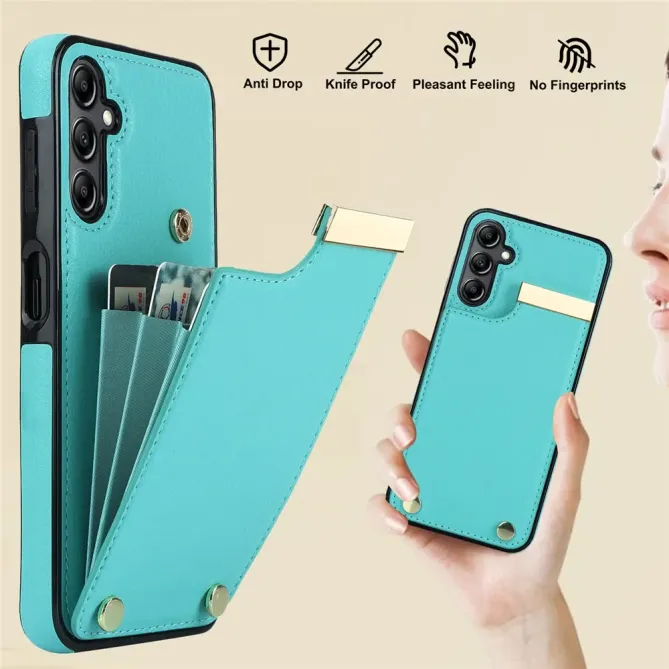 Coque Samsung Galaxy S26 Porte-cartes avec Finitions Métalliques