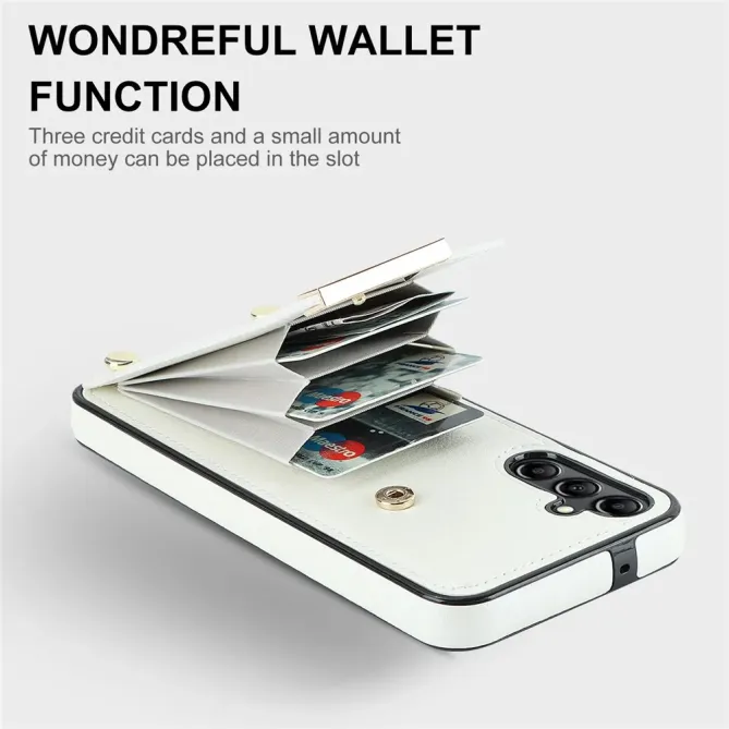 Coque Samsung Galaxy S26 Porte-cartes avec Finitions Métalliques