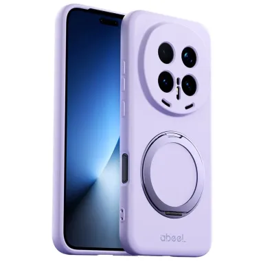 Coque Honor Magic 8 Pro Silicone Liquide Magnétique avec Support