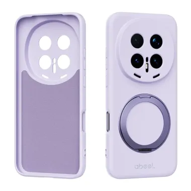 Coque Honor Magic 8 Pro Silicone Liquide Magnétique avec Support