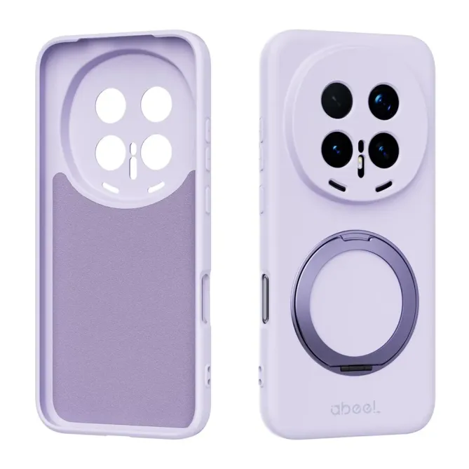 Coque Honor Magic 8 Pro Silicone Liquide Magnétique avec Support