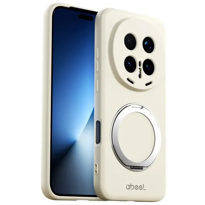 Coque Honor Magic 8 Pro Silicone Liquide Magnétique avec Support