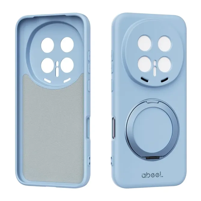 Coque Honor Magic 8 Pro Silicone Liquide Magnétique avec Support