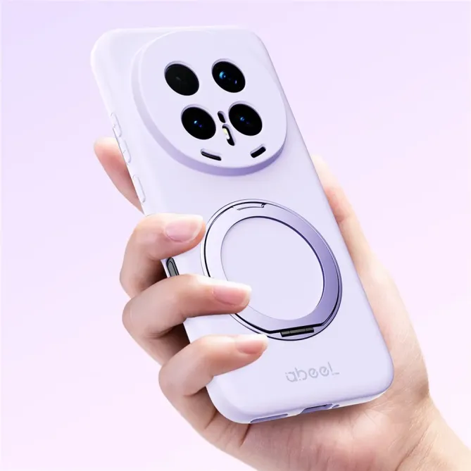 Coque Honor Magic 8 Pro Silicone Liquide Magnétique avec Support
