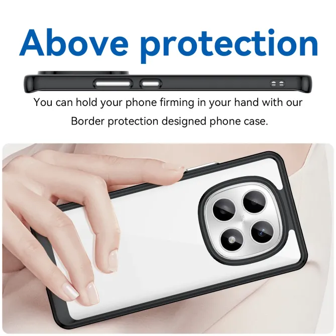 Coque Xiaomi Redmi Note 15 / Poco M8 5G Transparente Contour Couleuré 