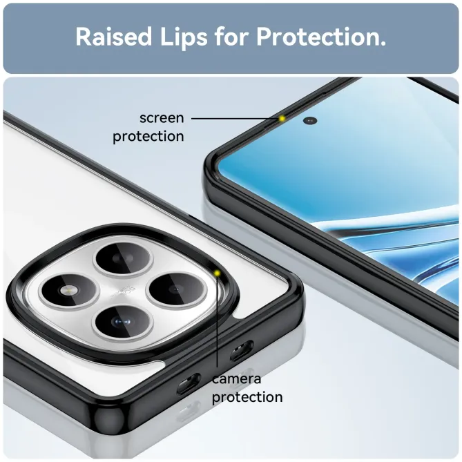Coque Xiaomi Redmi Note 15 / Poco M8 5G Transparente Contour Couleuré 