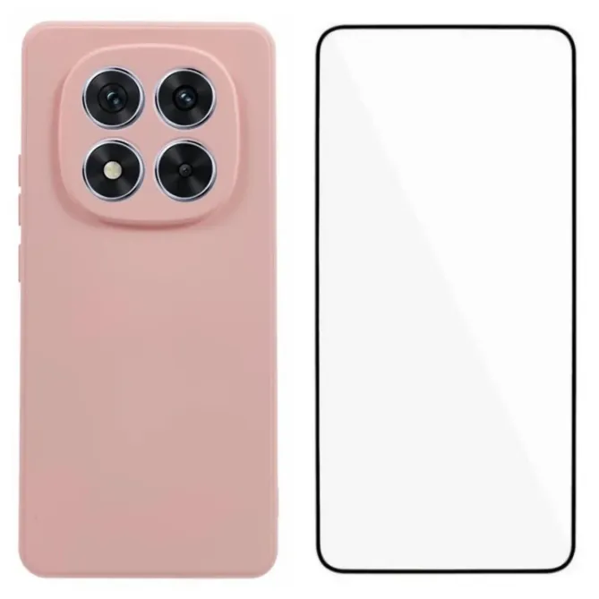 Coque Xiaomi Redmi Note 15 / Poco M8 5G Silicone Doublé avec Verre Tre