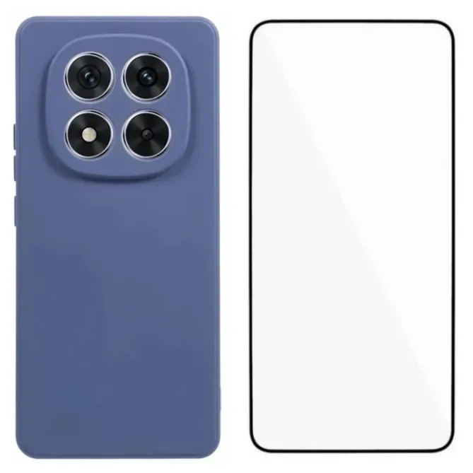 Coque Xiaomi Redmi Note 15 / Poco M8 5G Silicone Doublé avec Verre Tre