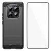 Coque Xiaomi Redmi Note 15 / Poco M8 5G flexible effet brossé avec ver
