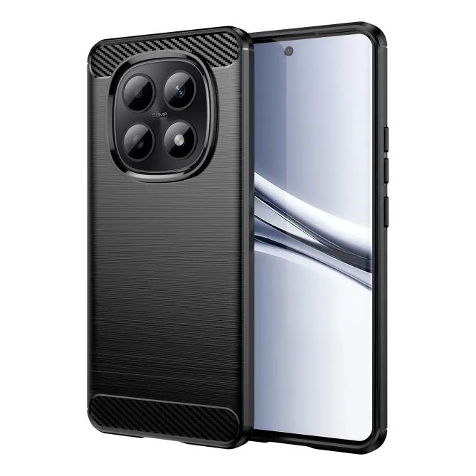 Coque Xiaomi Redmi Note 15 / Poco M8 5G flexible effet brossé avec ver