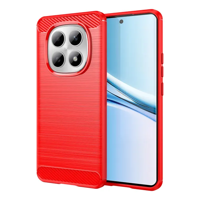 Coque Xiaomi Redmi Note 15 / Poco M8 5G flexible effet brossé avec ver