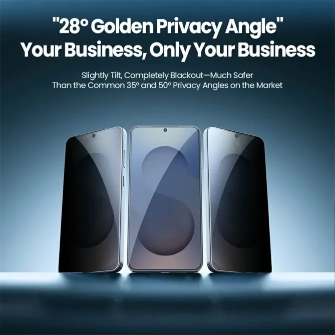 Verre Trempé Samsung Galaxy S26 Anti-Espion AGC Glass