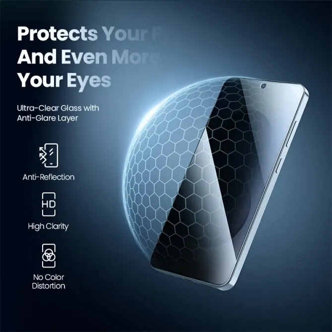 Verre Trempé Samsung Galaxy S26 Anti-Espion AGC Glass