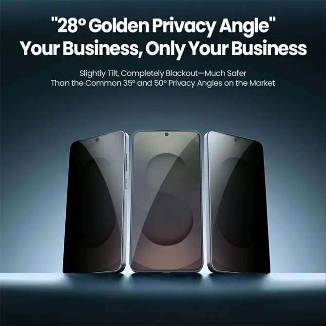 Verre Trempé Samsung Galaxy S26+ Anti-Espion AGC Glass